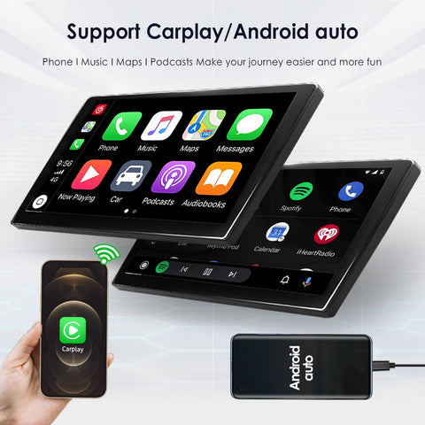 1din Android 12 Car radio Multimedia Video Player 10.1 Inch Universal-AM00659-Veeddydropshipping