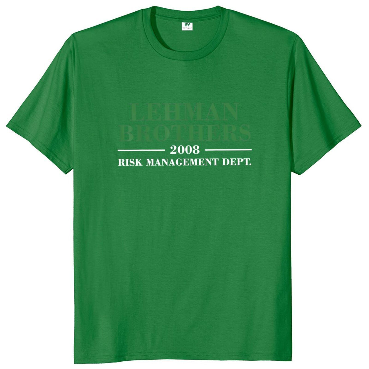 Risk Management Department T-shirt 2022 Fashion Casual Men's-Veeddydropshipping