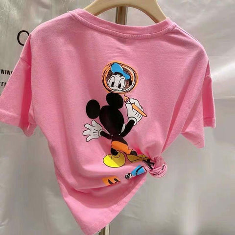 Summer Cotton Clothes Children Cartoon Short-sleeved-Veeddydropshipping