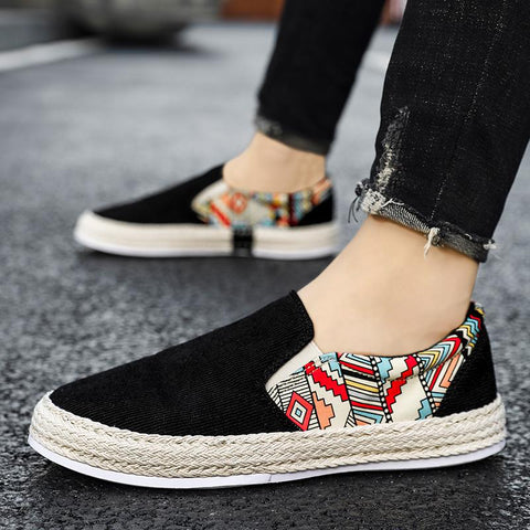 Slip On Loafers Trend Vulcanized Shoes Men-BS01426-Veeddydropshipping