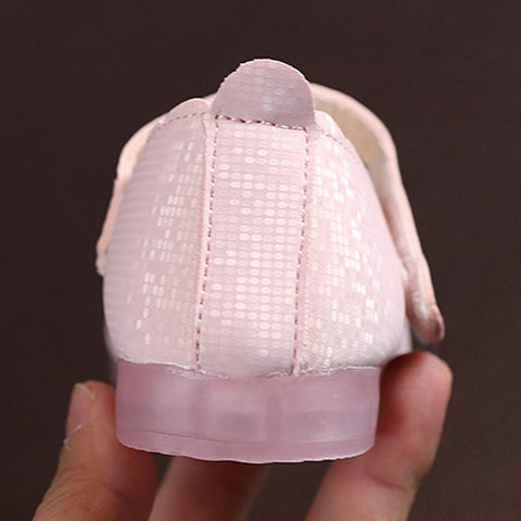 Baywell Children&#39;s Girl Shoes Lace Big Flower Design Kids Princess Shoes Baby Girls Shoes For Party and Wedding PU Single Shoe
