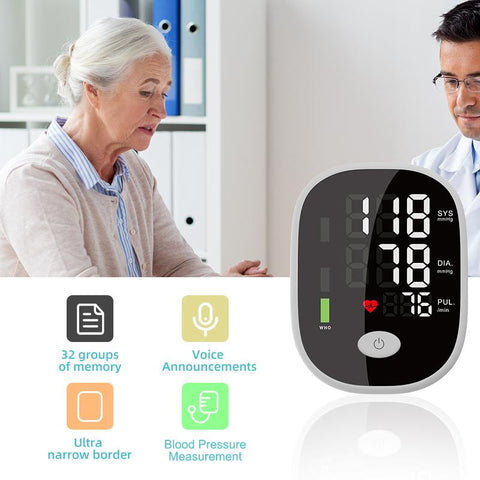 Bluetooth Voice Medical Blood Pressure Monitor Tonometer-BH00782-Veeddydropshipping