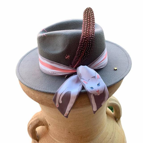 color hat panel adjustable unisex hat Fedora-MF01000-Veeddydropshipping