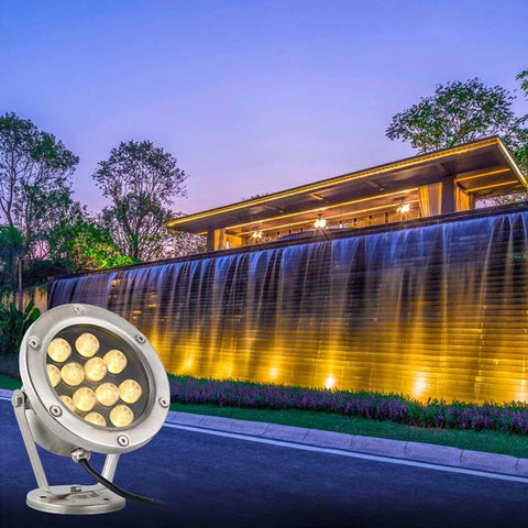 Stainless Steel LED Fountain Lamps Ip68 Waterproof Swimming Pool Lights-TI00973-Veeddydropshipping