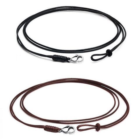 Double Strand Stainless Steel Braid DIY Pendant Necklace Jewelry -JW01608-Veeddydropshipping