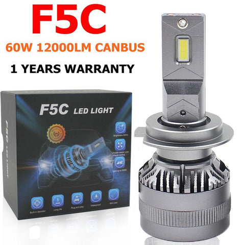 F5C 120W 12000LM H7 LED Bulb LED H7 headlight kit  Fog Light H4 H7-AM00004-Veeddydropshipping