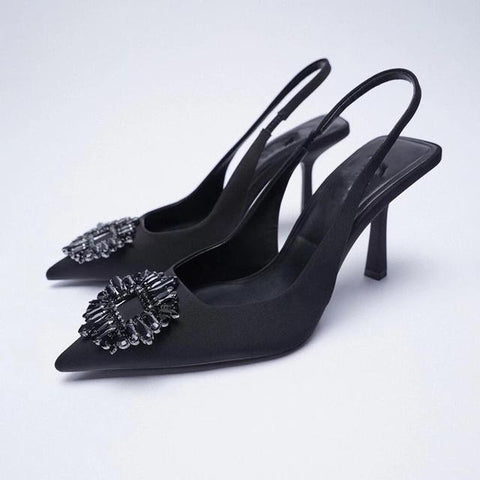 Sandals Elegant Slingback Women&#39;s Sandals Pointed Toe-BS00853-Veeddydropshipping