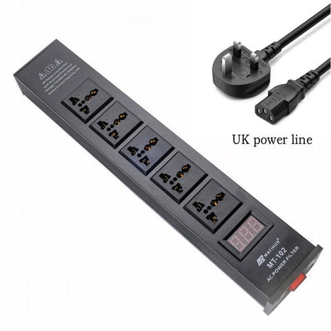 hifi AC Power Filter Power Conditioner Matihur MT-102 Audio Noise Purifier Surge -CE00199-Veeddydropshipping