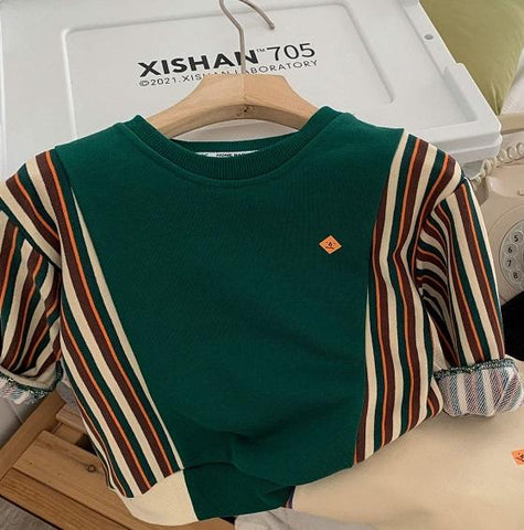 2022 Autumn Boys Casual Long Sleeve Sweatshirts Baby Kids Children Shirts-TB01336-Veeddydropshipping