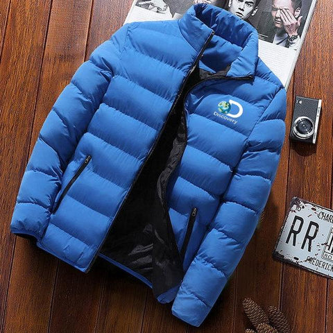 Fashion Stand Collar Thickened Men&#39;s Jacket Parker-MF01128-Veeddydropshipping