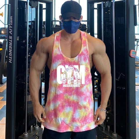 Back Gym Clothing Bodybuilding Fitness Tank Top Sleeveless-MF00032-Veeddydropshipping