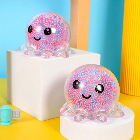 Simulation Stretchy Octopus Toy Grape Ball Decompressing Fidget Novelty-TB01523-Veeddydropshipping