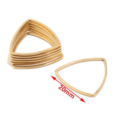 Triangle Connector Charms Circle Teardrop Moon Connectors-AM01419-Veeddydropshipping