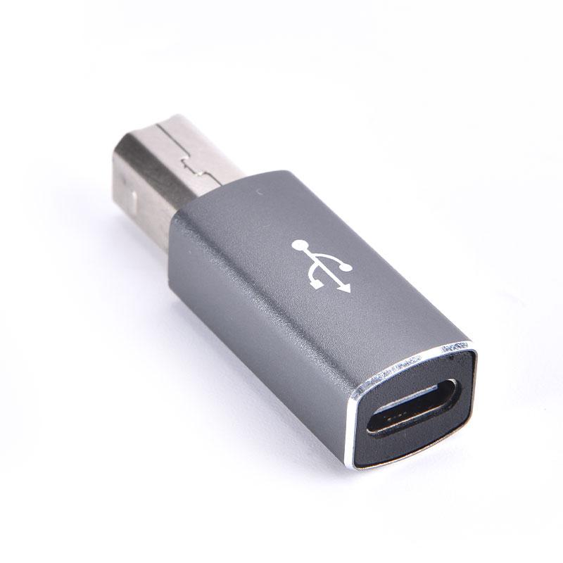 USB Type C Female to USB B Male Adapter for Scanner Printer Converter-CE00149-Veeddydropshipping
