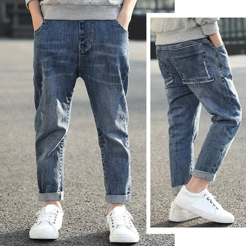 IENENS 4-11Y Kids Child Boys&#39;s Jeans Young Boy Casual Trousers Baby-TB01314-Veeddydropshipping