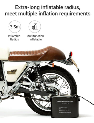 Xiaomi 70mai Car Air Compressor Lite 70mai Protable Electric Car Air Pump -CE00613-Veeddydropshipping