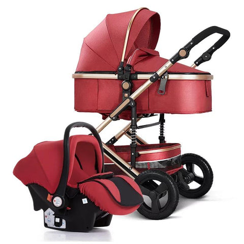 New 2023 Lightweight Luxury Baby Stroller 2 in 1,Portable High Landscape-TB00355-Veeddydropshipping