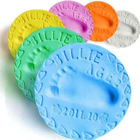2021 Baby Care Air Drying Soft Clay Baby Handprint Footprint Imprint-TB00788-Veeddydropshipping