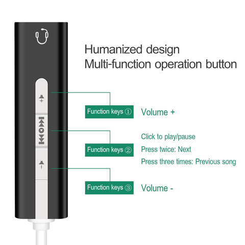 External Sound Card  Jack Audio Microphone Headphone Adapter-CO00157-Veeddydropshipping