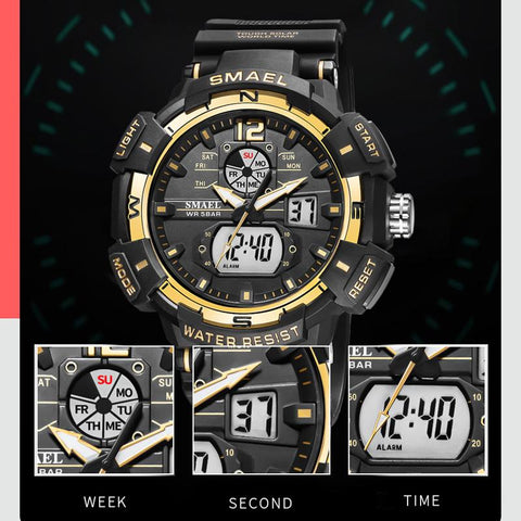 Luxury Brand  Watch Outdoor Sports Waterproof Watches -JW00777-Veeddydropshipping