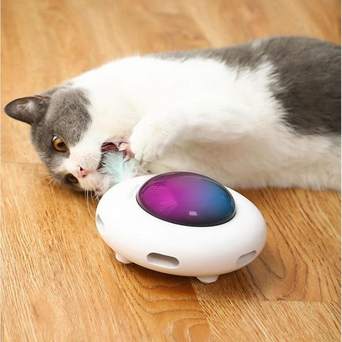 UFO Pet Turntable Catching Training Toys-HA01468-Veeddydropshipping