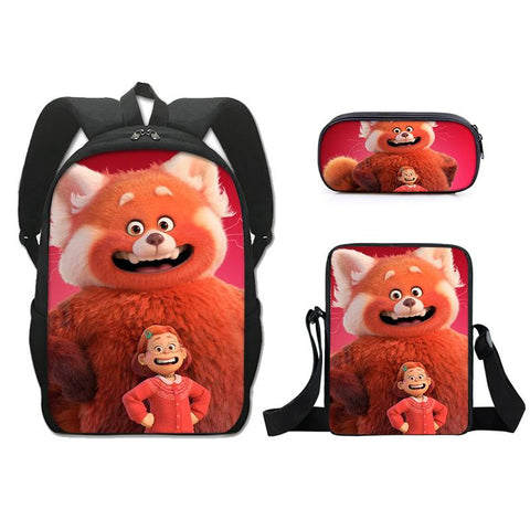 Disney Turning Red Backpack Pixar Anime Mei Red Panda-TB00037-Veeddydropshipping