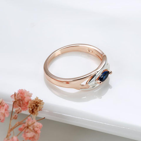Luxury Blue Stone Natural Zircon Trendy Jewelry Set -JW00334-Veeddydropshipping