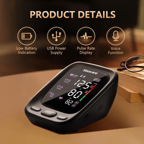 Blood Pressure Monitor Tensiometer Upper Arm-BH00789-Veeddydropshipping