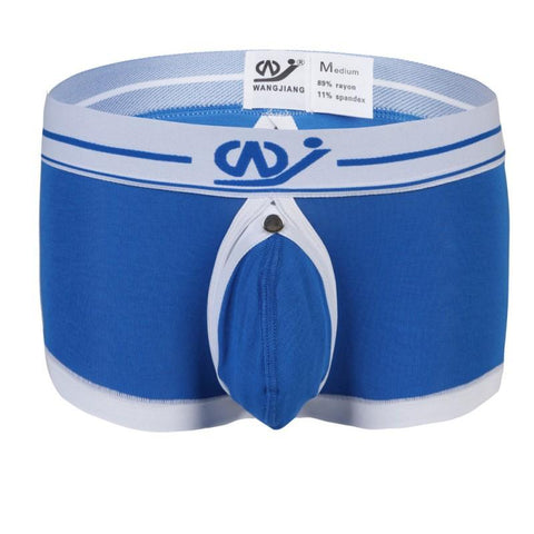 Solid Color Thin Boxers Briefs Low Rise Breathable-MF01464-Veeddydropshipping