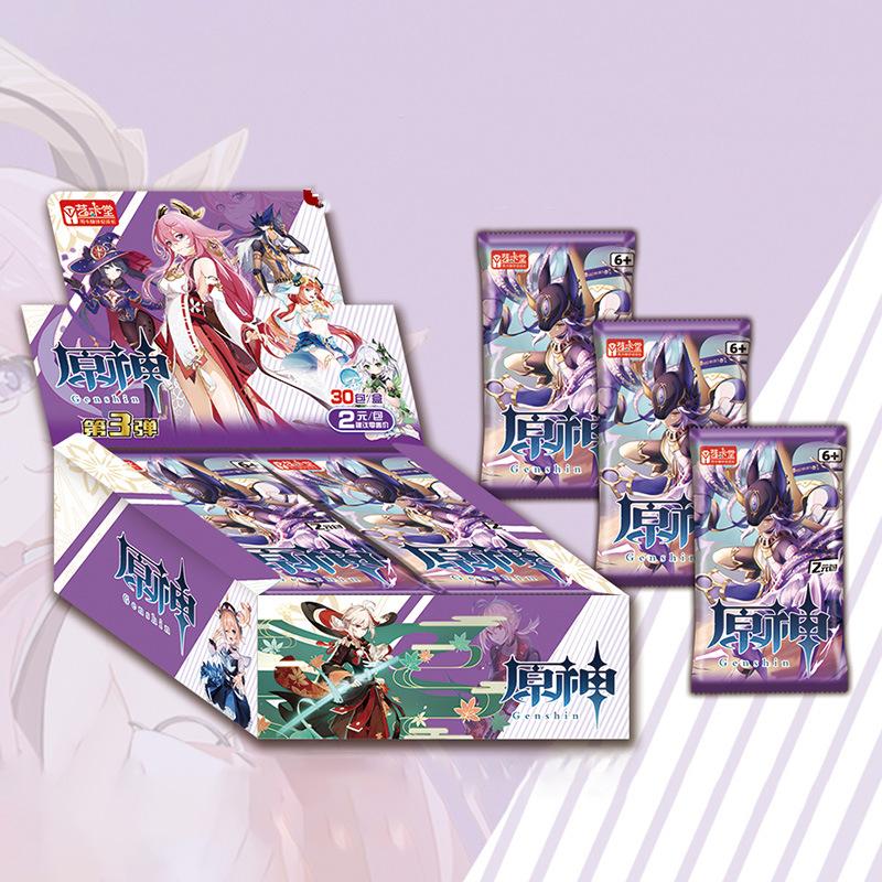 Game Genshin Impact Collection Cards Games Letters Cards Table Board-TB01595-Veeddydropshipping
