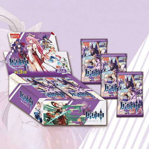 Game Genshin Impact Collection Cards Games Letters Cards Table Board-TB01595-Veeddydropshipping