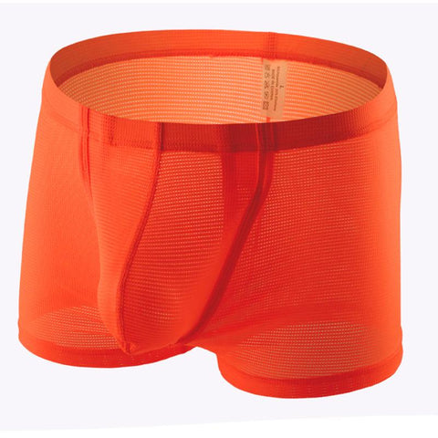 Underwear Boxer Sexy Sheer Underpants Side Open Crotch Trunks-MF01440-Veeddydropshipping