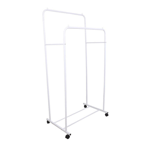 Heavy Duty Clothes Rack Garment Rail Rolling-HA01556-Veeddydropshipping