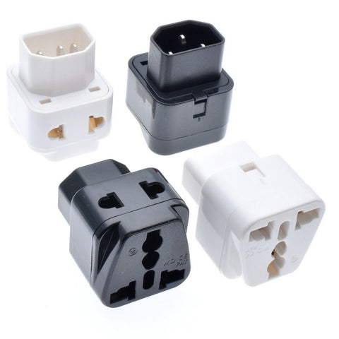 WDI-12 Travel Adaptor/Plug Converter in Black *CE Marked Italy Uruguay-CE00254-Veeddydropshipping