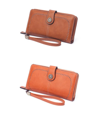 Wallets For Woman Long Zipper Large Ladies Clutch-BS00205-Veeddydropshipping