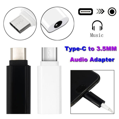 Earphone Headphone Connector USB-C Type C to 3.5mm Jack Audio Adapter Male to Female-CE00201-Veeddydropshipping