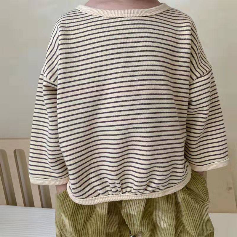 Spring Thin Loose-fitting Sweater Children Cotton Shirt-Veeddydropshipping