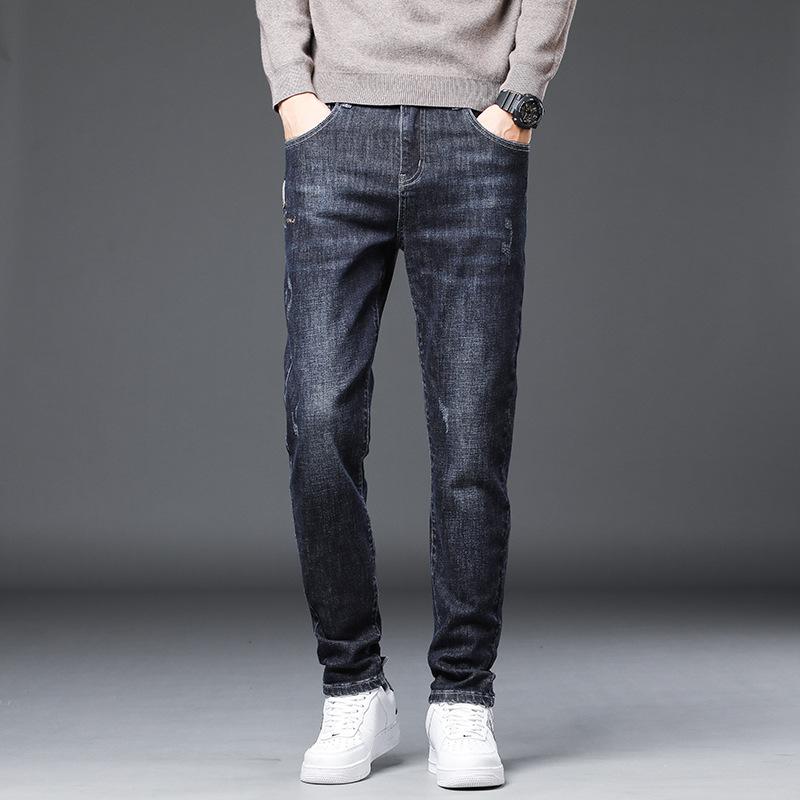 Casual Slim Straight Jeans-Veeddydropshipping