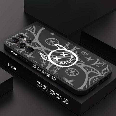 Funny Devil Phone Case For Samsung Galaxy S23 S22 S21 S20-PA00240-Veeddydropshipping