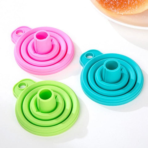 Household Collapsible Telescopic Funnel Kitchen Packaging-HA01333-Veeddydropshipping