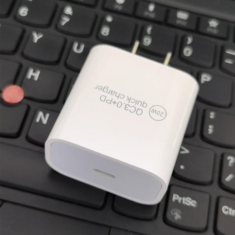 20W Fast Charging PD USB C Charger For EU Power Adapter US Plug PD Charge Type C Port Cable-PA00356-Veeddydropshipping