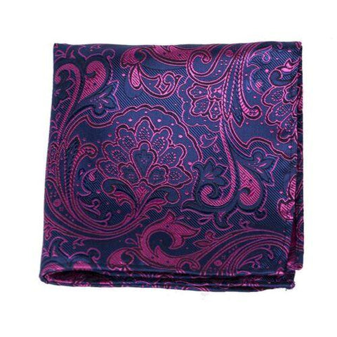Necktie Wedding Floral Paisley JACQUARD-MF00820-Veeddydropshipping