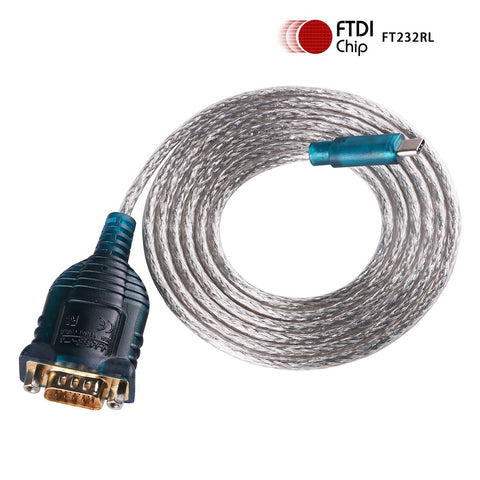 FTDI Type C to DB9 Serial COM Port RS232 Data Transfer Converter -CE01175-Veeddydropshipping