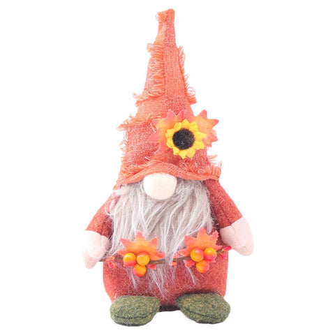 Faceless Gnome Doll Holding Tulip Bouquet-HA00761-Veeddydropshipping