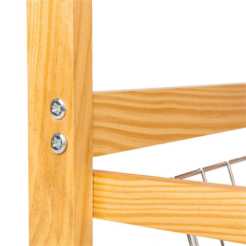 Wooden Dining Cart Serving Table Kitchen Storage-HA01654-Veeddydropshipping