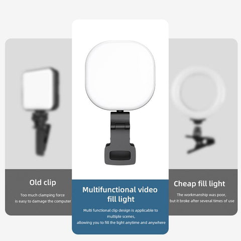 Video Conference Lighting Laptop Light Clip On USB Rechargeable Lights For Remote Working-PA00808-Veeddydropshipping