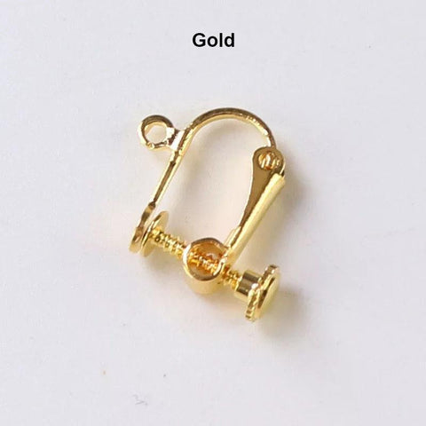 DIY Earring Findings Screw Ear Clip Base Blank Bezel-JW01565-Veeddydropshipping
