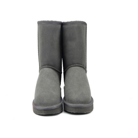 Lady Female Leather Boot girl Waterproof Shoes Flat Casual-BS00935-Veeddydropshipping
