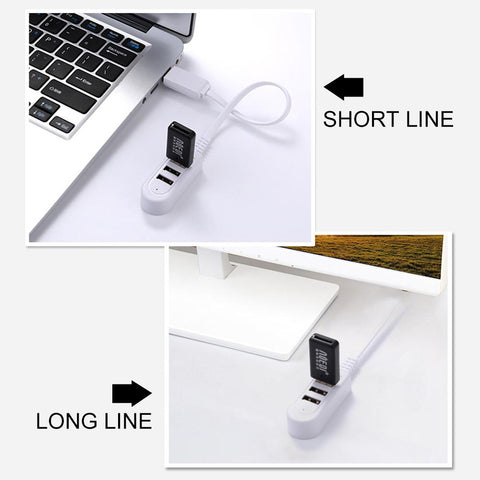 New 3 Port Usb Splitter One For Three 3A Charger Converter Extension Cable Line-PA00450-Veeddydropshipping