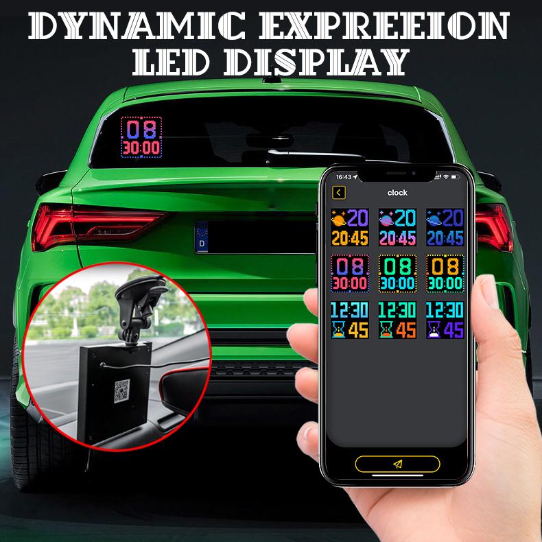 Full Color LED Display USB Car Rear Window Mobile Phone APP-AM00540-Veeddydropshipping